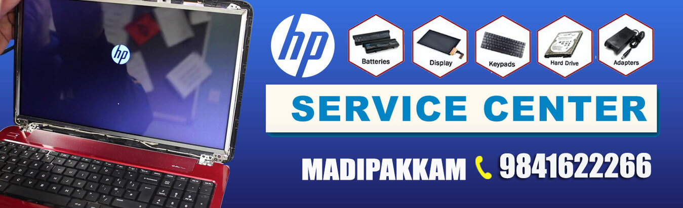 hp laptop service center in madipakkam